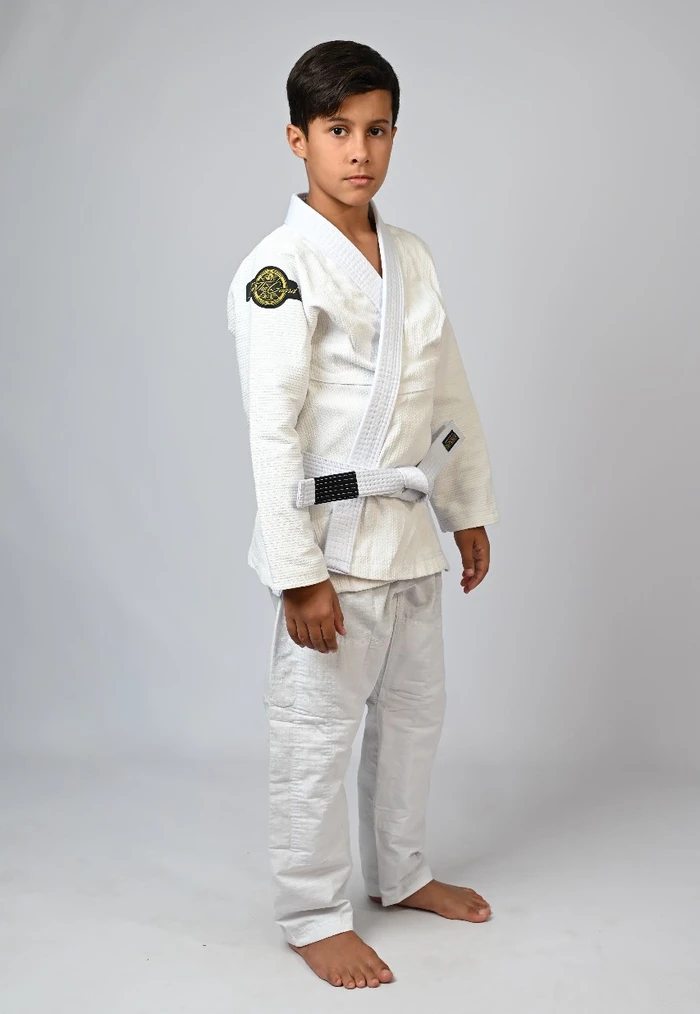 Kimono Infantil In The Guard New Branco