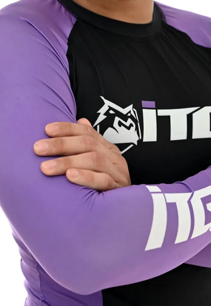 Rash Guard Masculina ITG Manga Longa Roxa