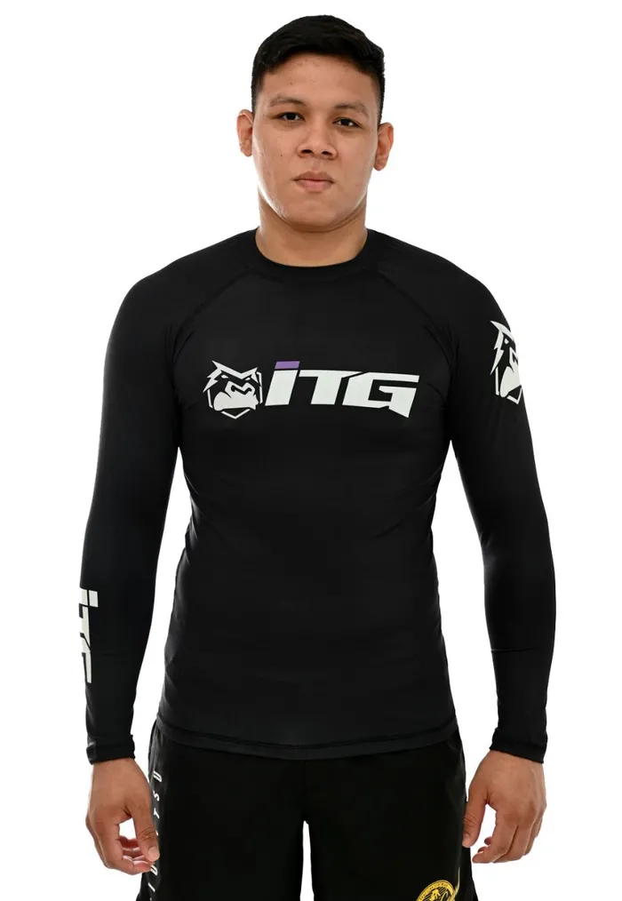 Rash Guard Masculina ITG Manga Longa Preto