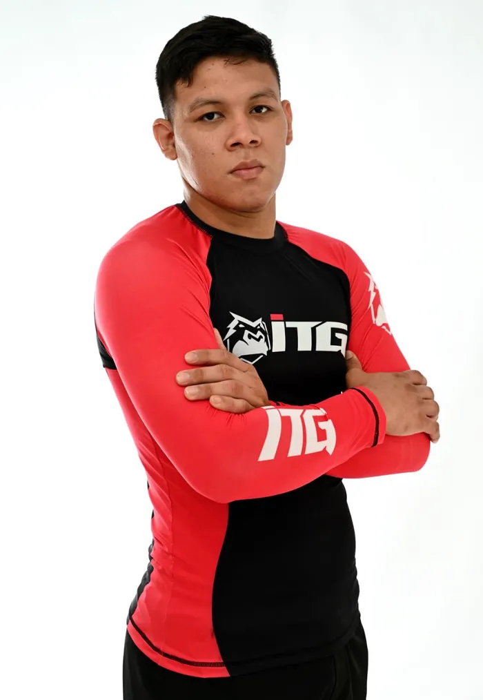 Rash Guard Masculina ITG Manga Longa Vermelho
