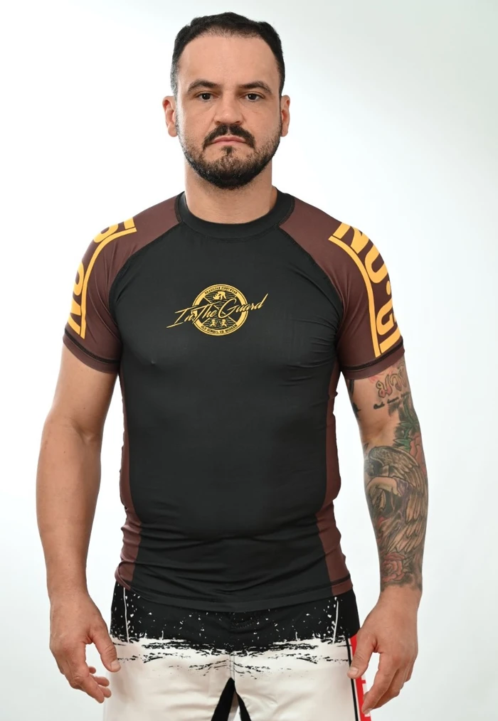 Rash Guard Masculina No-Gi Marrom