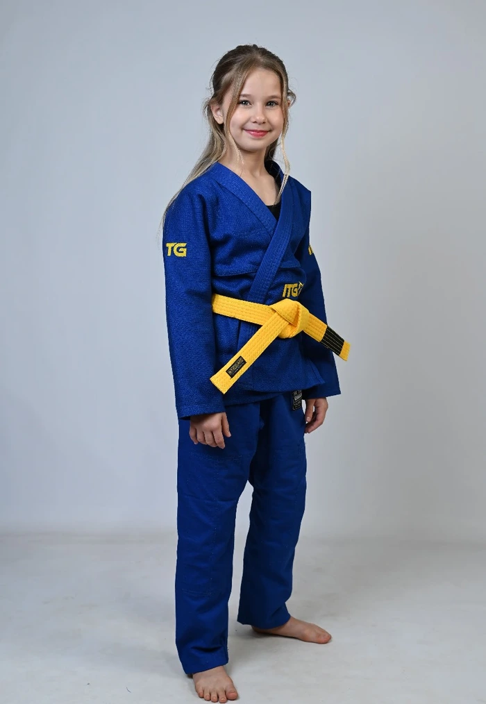 Kimono Infantil In The Guard New Feminino - Azul