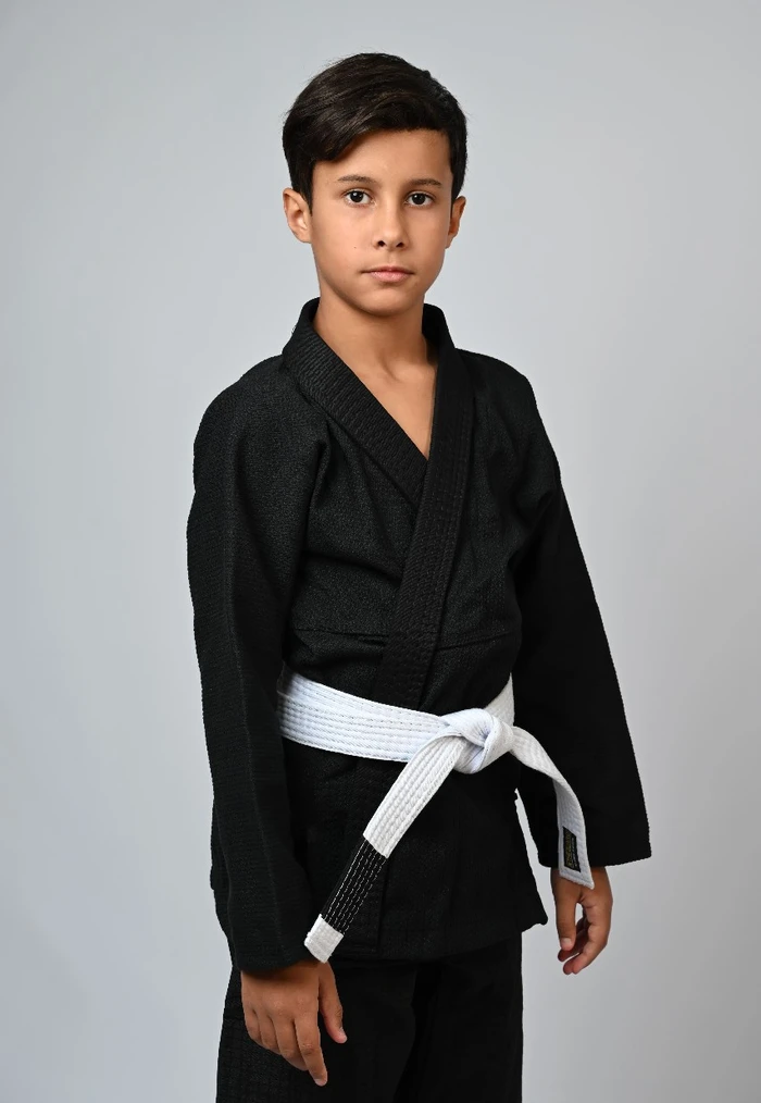 Kimono Infantil In The Guard LISO Preto