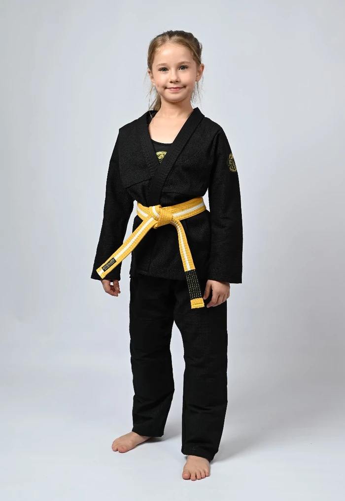 Kimono Infantil In The Guard New Feminino Preto