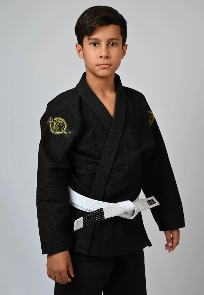 Kimono Infantil In The Guard New Preto