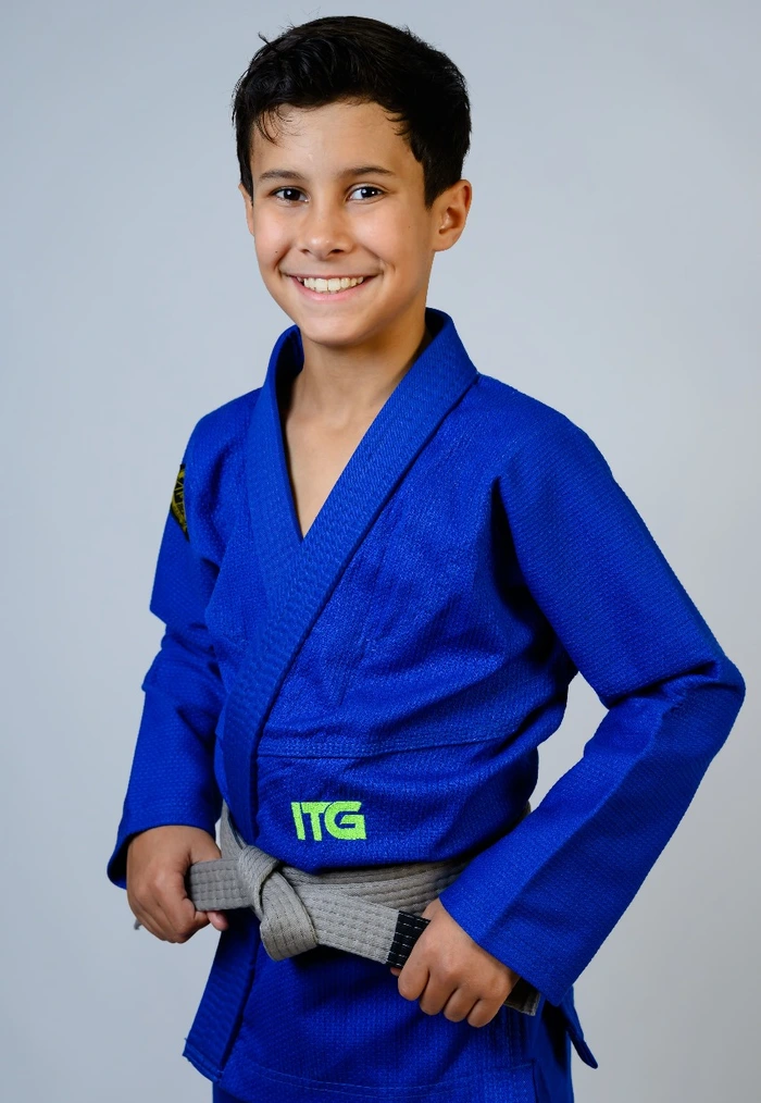 Kimono Infantil In The Guard Green Azul