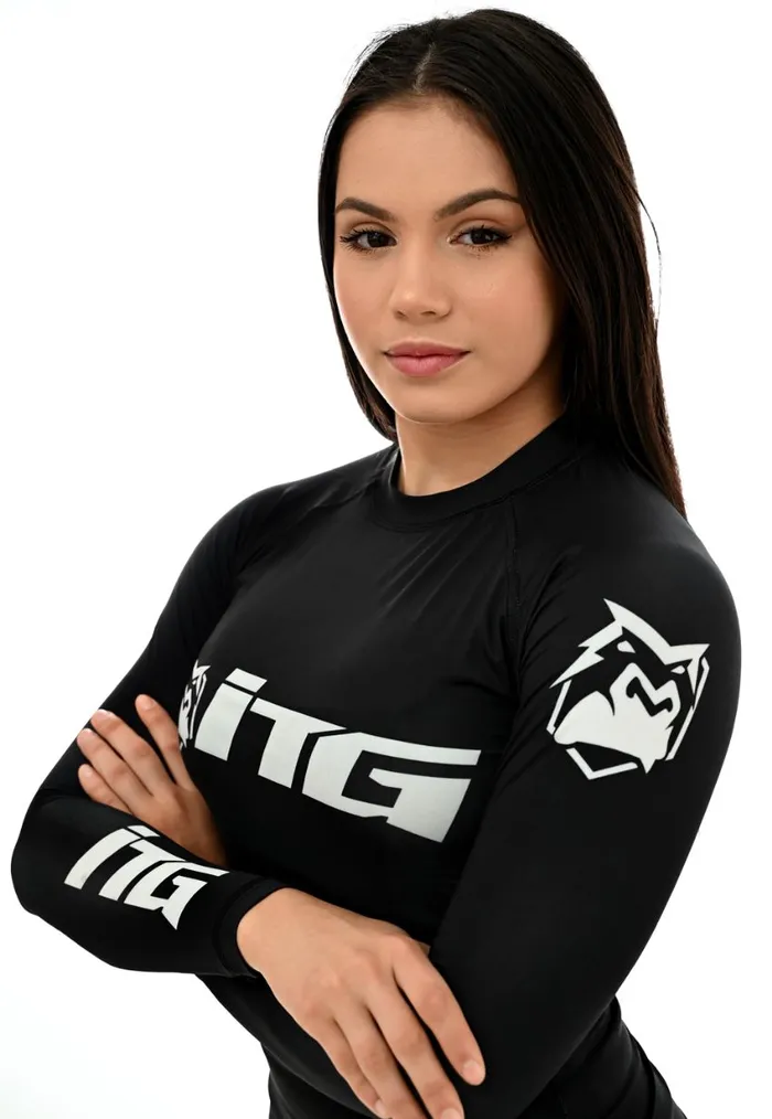 Rash Guard Feminina ITG Manga Longa Preta