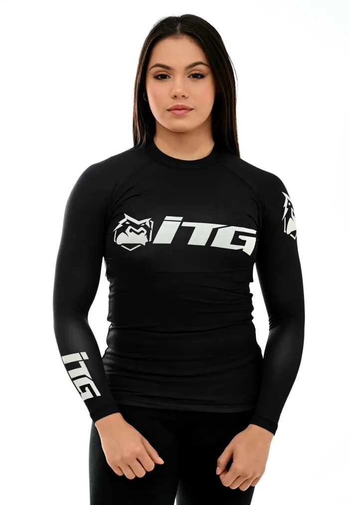 Rash Guard Feminina ITG Manga Longa Preta